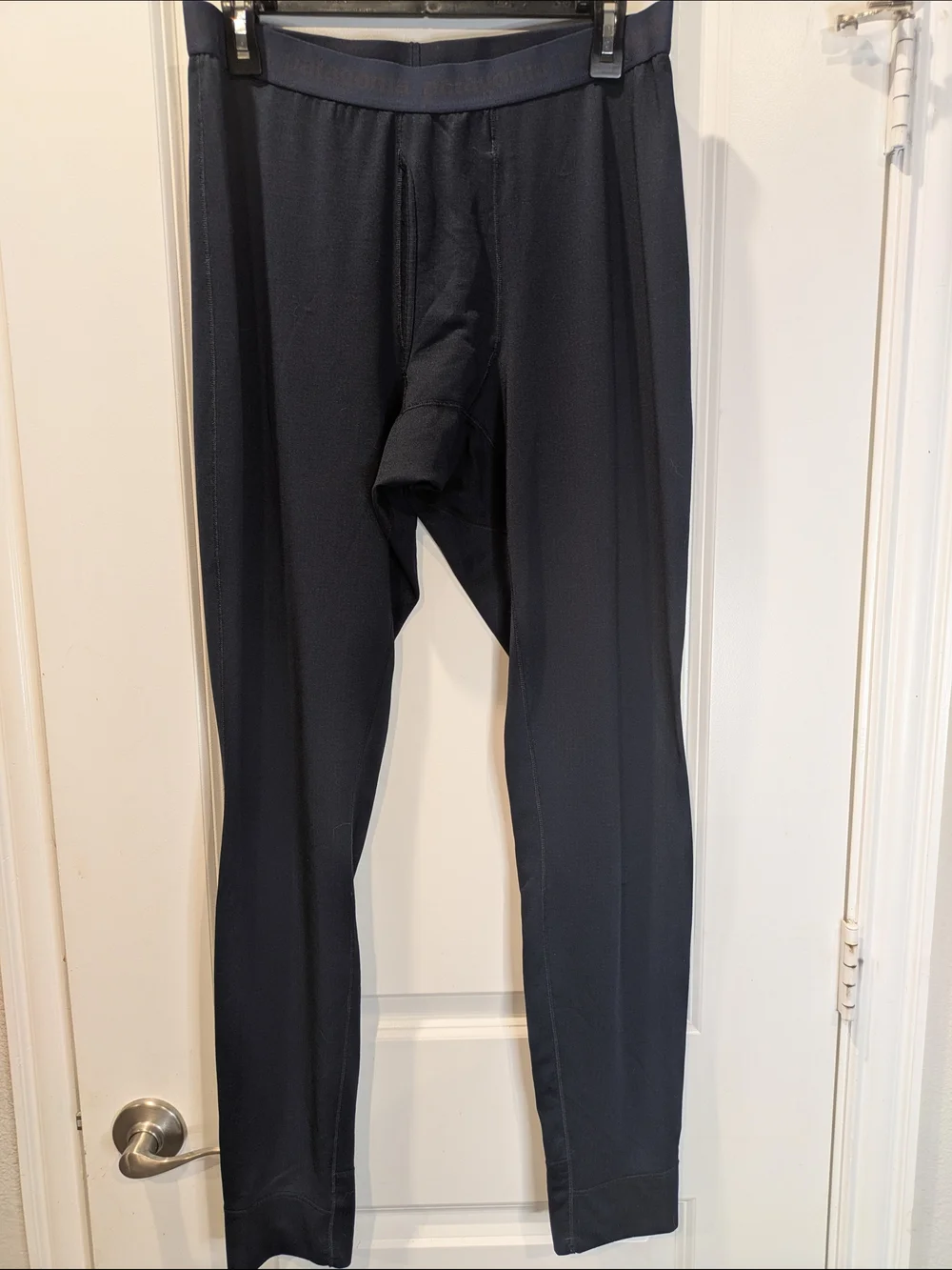 Patagonia Capilene Midweight Base Layer Pants L Gray Polartec Thermal Hiking